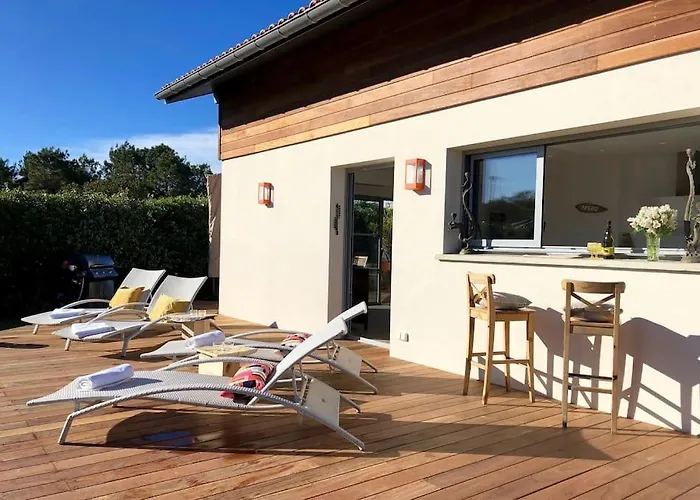 Modern 150m From The Atlantic Surf Villa Capbreton